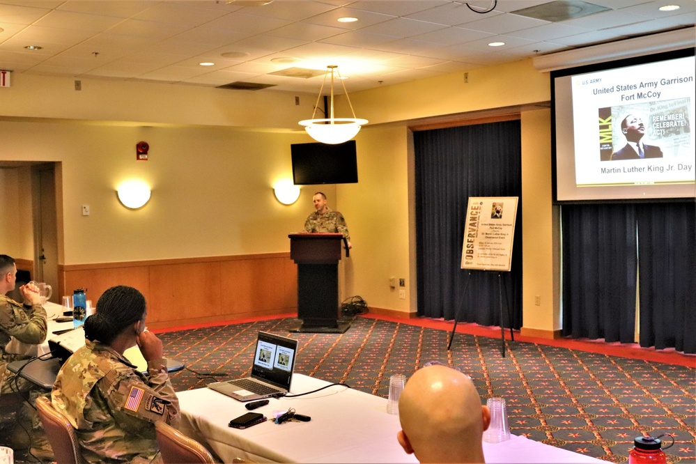 Fort McCoy celebrates Martin Luther King Jr. during 2024 observance event