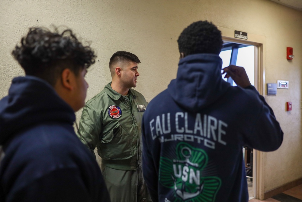 MCAS Beaufort welcomes Eau Claire High School's NJROTC