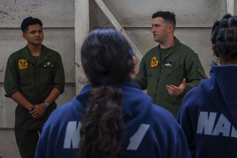 MCAS Beaufort welcomes Eau Claire High School's NJROTC