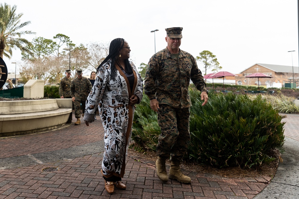 Under Secretary Bonnie Jenkins Visits Marine Forces Reserve and Marine Forces South Headquarters in New Orleans