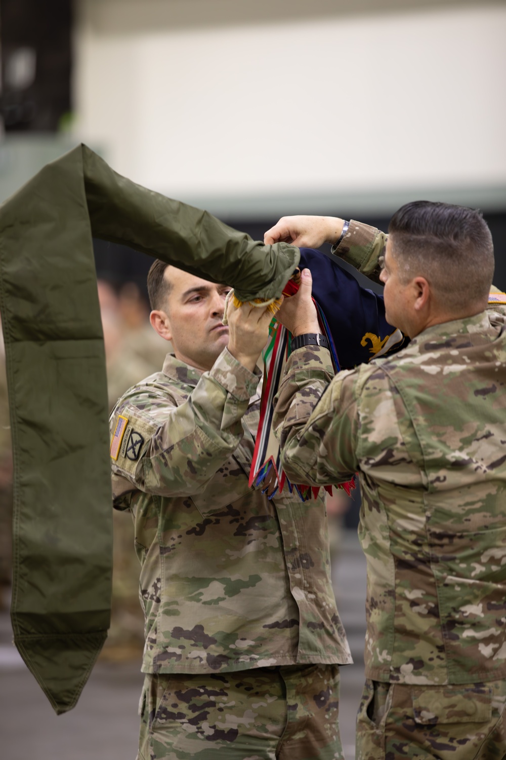 Family and Friends sends off Mass Guard Infantry Battalion for deployment