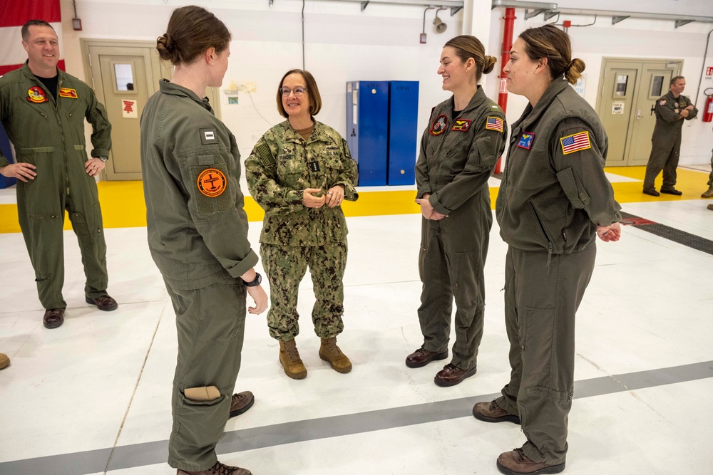 CNO and MCPON visit Sailors at NAS Sigonella