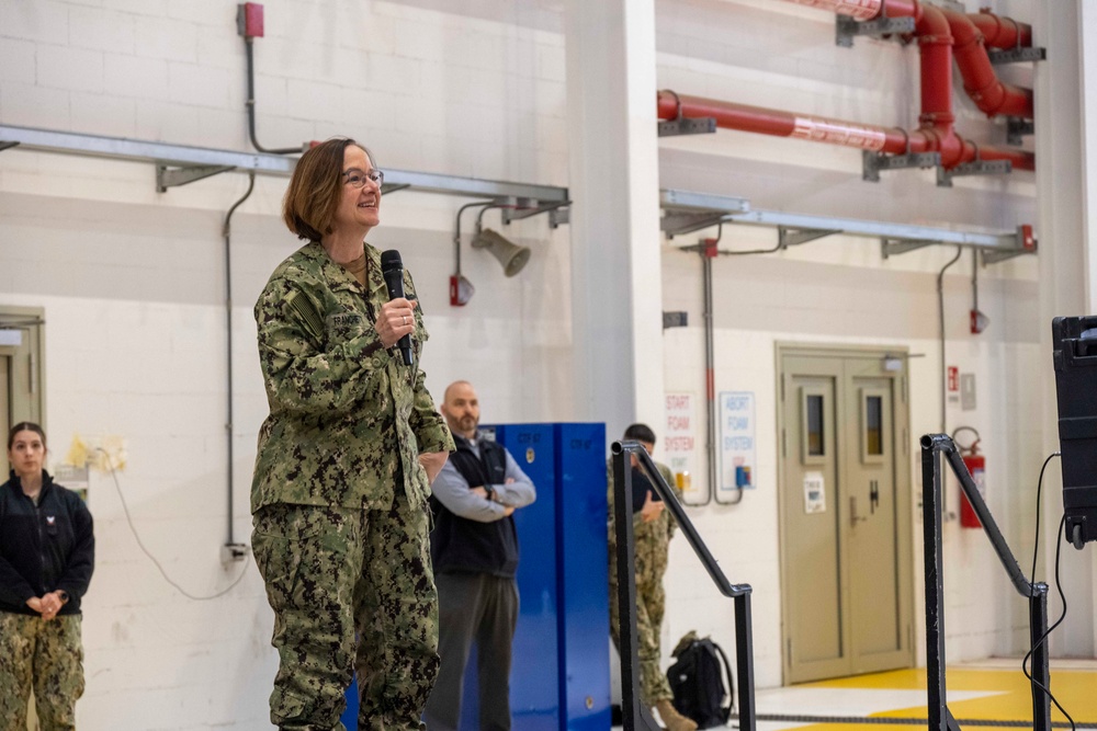 CNO and MCPON visit Sailors at NAS Sigonella