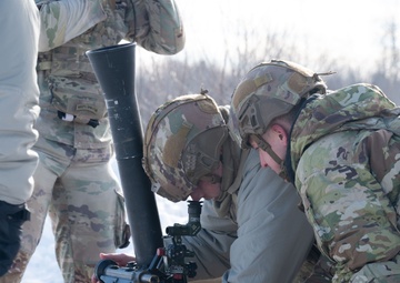 Michigan Mortarmen provides indirect fire during Northern Strike 24-1
