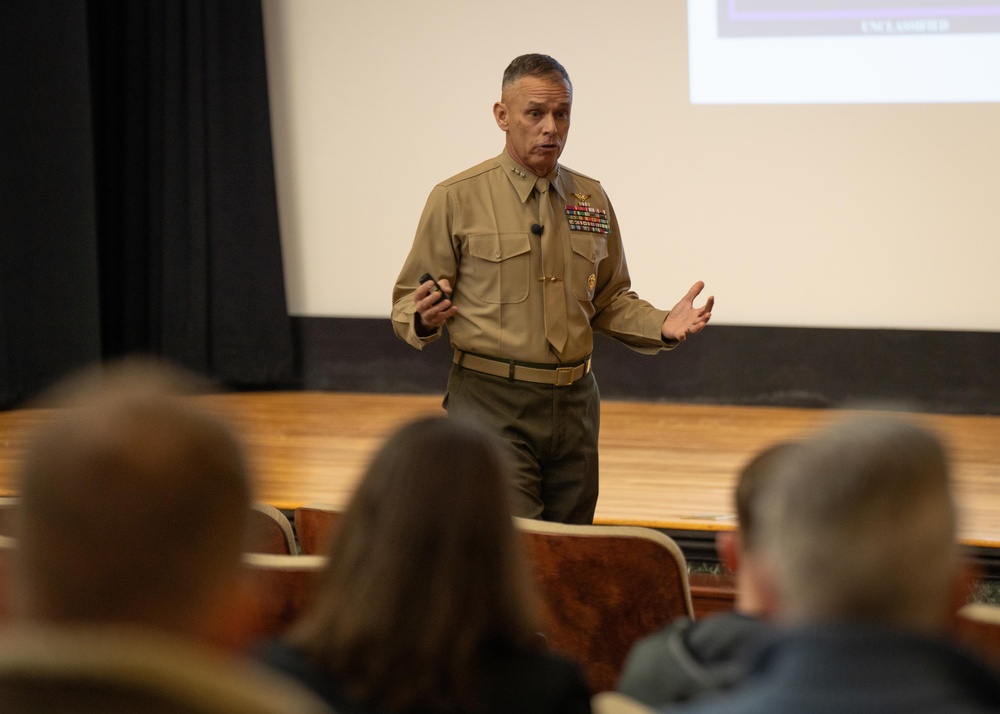 January 23, 2024 – Lt. Gen. Matthew G. Glavy speaks at U.S. Naval War College
