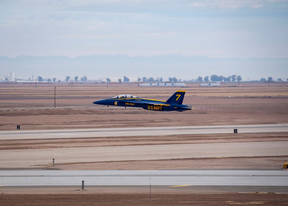 Blue Angels Conduct Winter Training in El Centro