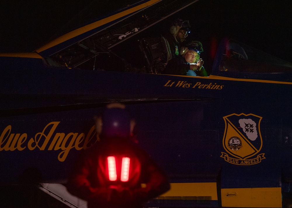 Blue Angels Conduct Winter Training in El Centro