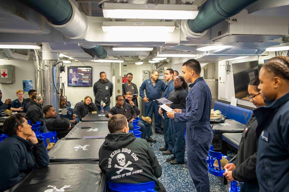 USS Kidd (DDG 100) Celebrate Martin Luther King Jr. Day
