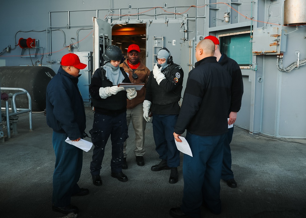 Sailors Conduct 50 Caliber Training on the Fantail