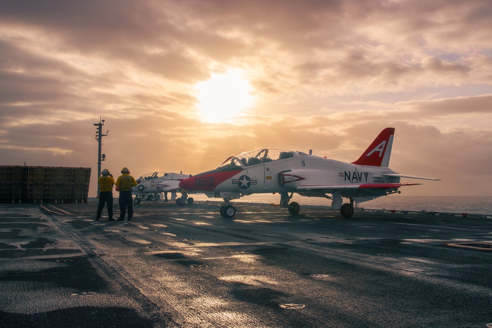 George Washington conduts Flight Operations