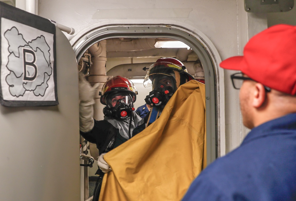 General Quarters: Firefighting Training aboard George Washington