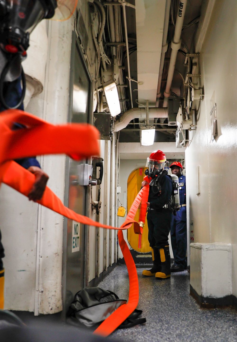 General Quarters: Firefighting Training aboard George Washington