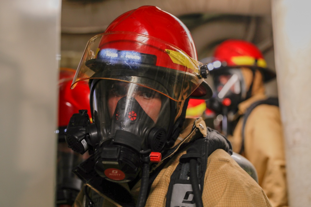 General Quarters: Firefighting Training aboard George Washington