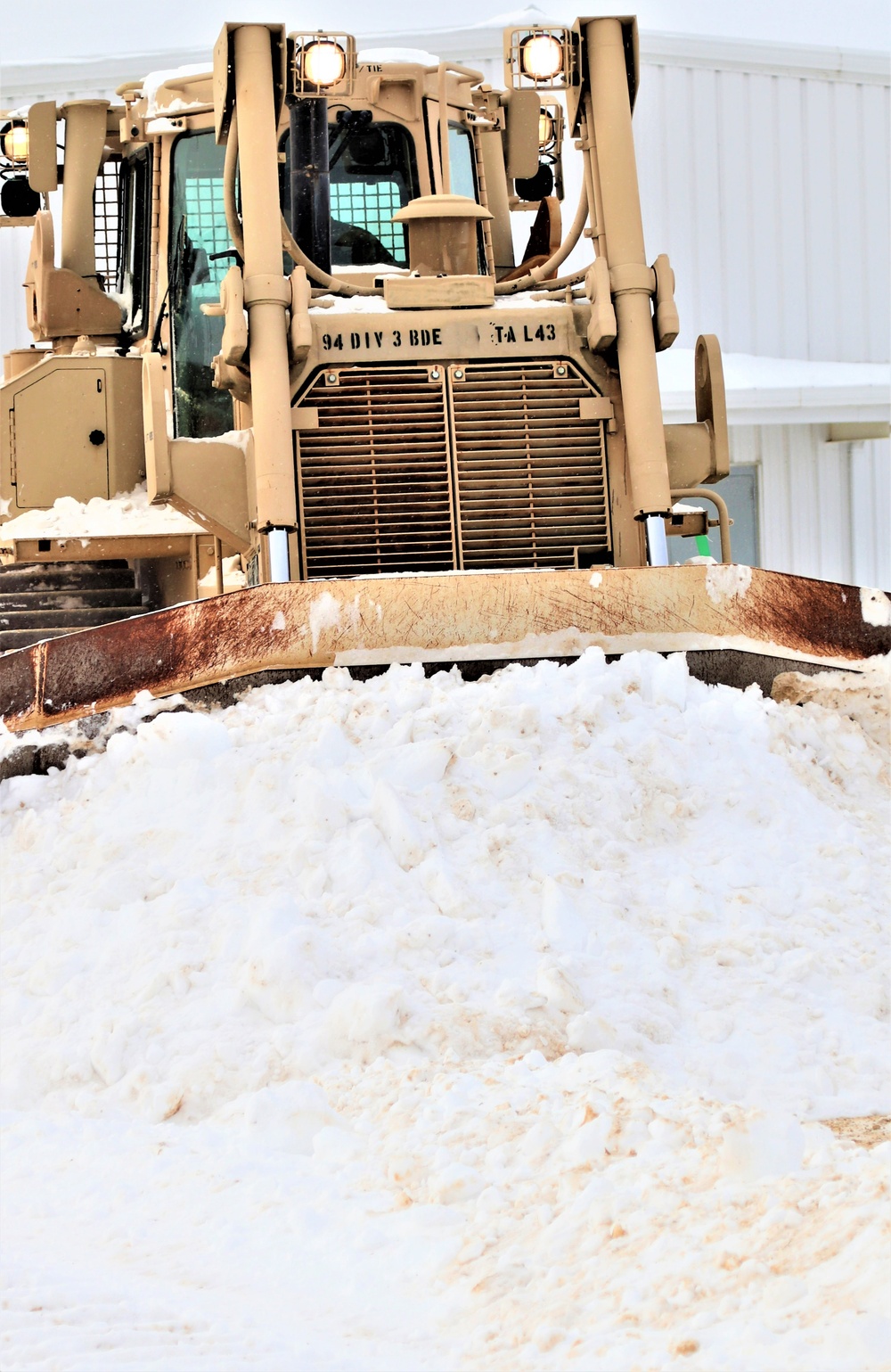 Fort McCoy RTS-Maintenance clears snow in a big way