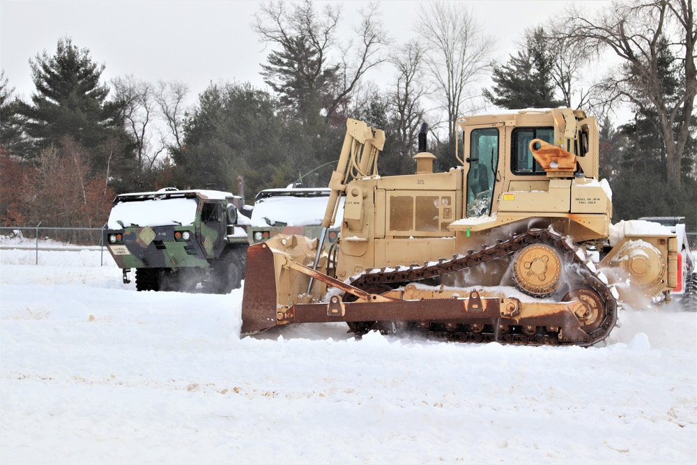 Fort McCoy RTS-Maintenance clears snow in a big way