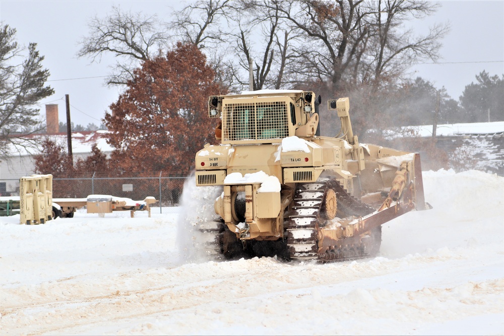 Fort McCoy RTS-Maintenance clears snow in a big way