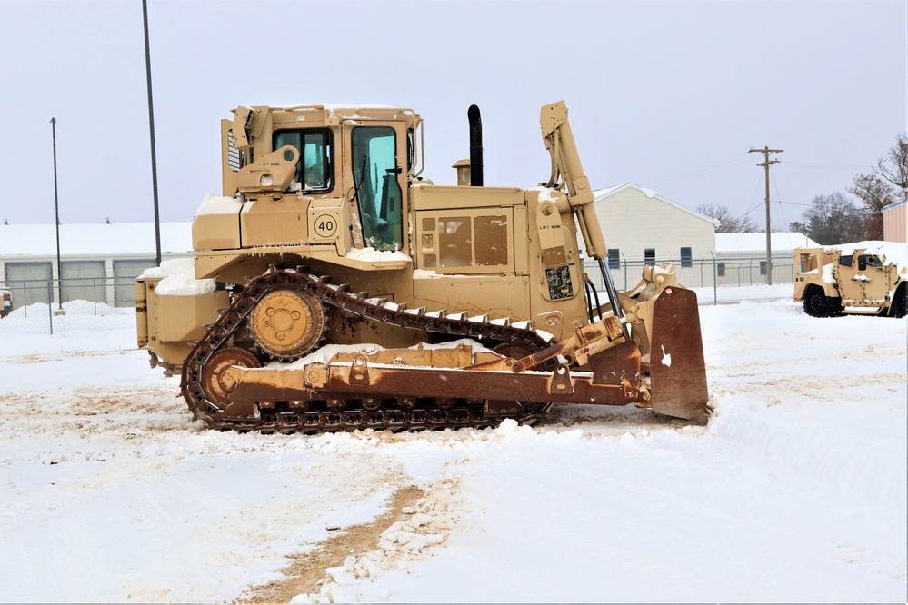 Fort McCoy RTS-Maintenance clears snow in a big way