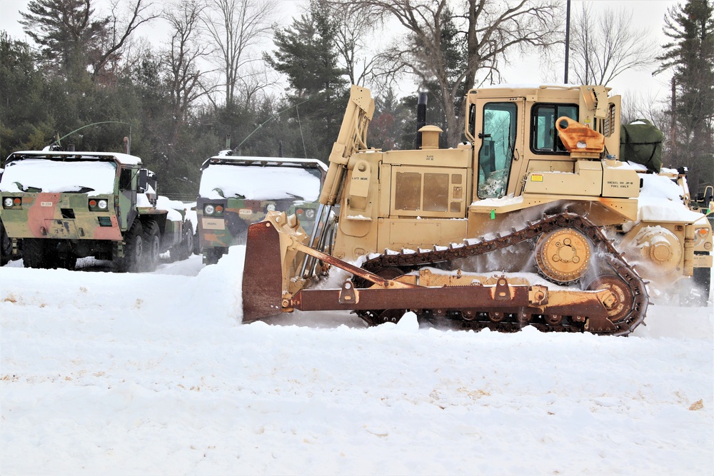 Fort McCoy RTS-Maintenance clears snow in a big way