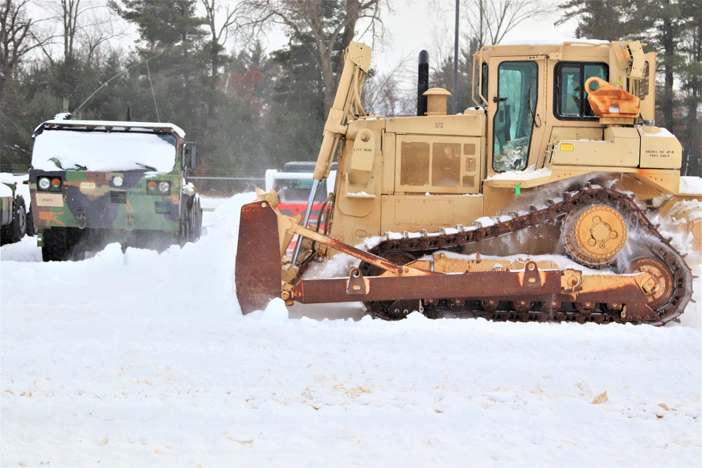 Fort McCoy RTS-Maintenance clears snow in a big way