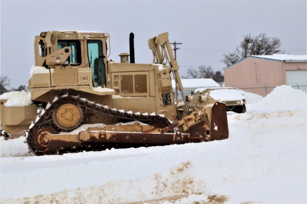 Fort McCoy RTS-Maintenance clears snow in a big way