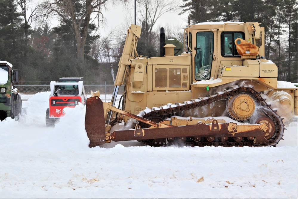 Fort McCoy RTS-Maintenance clears snow in a big way