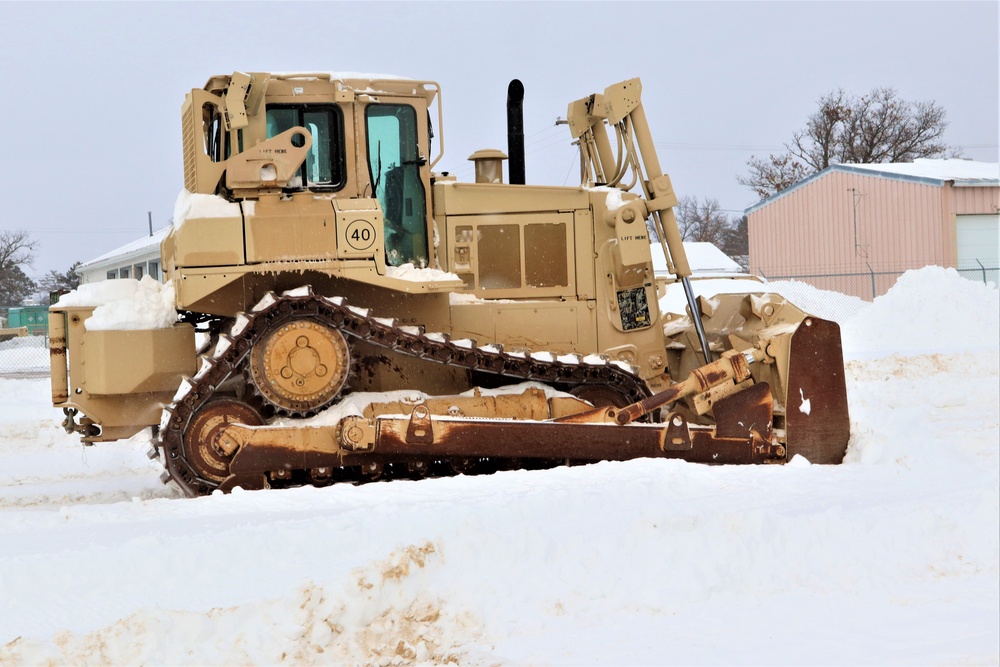 Fort McCoy RTS-Maintenance clears snow in a big way