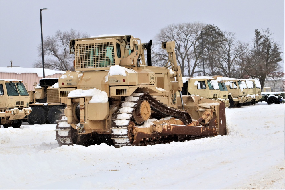 Fort McCoy RTS-Maintenance clears snow in a big way