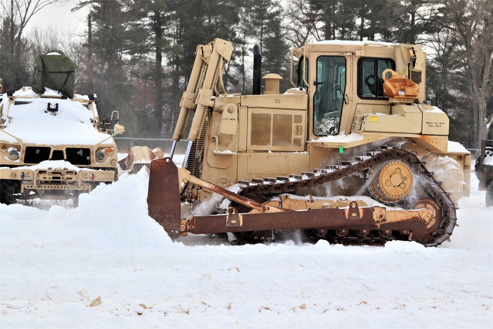 Fort McCoy RTS-Maintenance clears snow in a big way