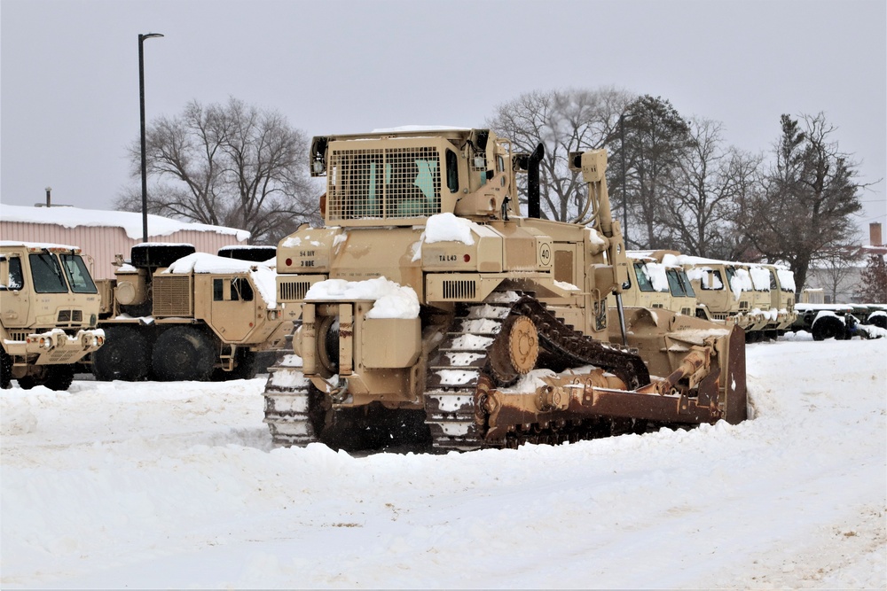 Fort McCoy RTS-Maintenance clears snow in a big way