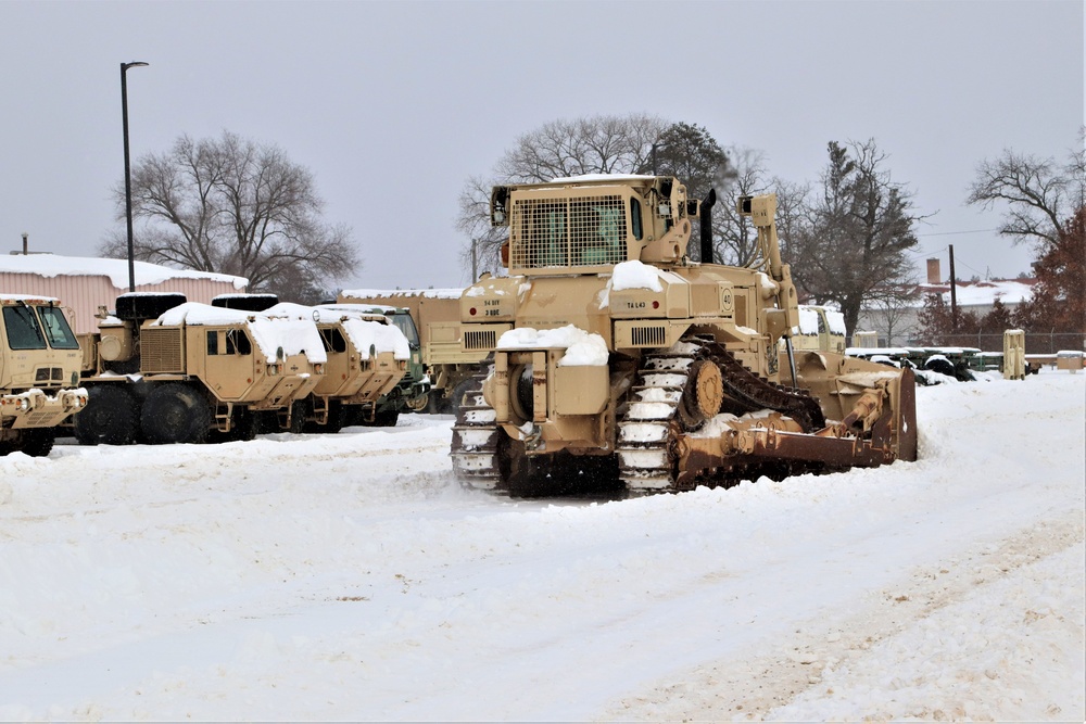 Fort McCoy RTS-Maintenance clears snow in a big way