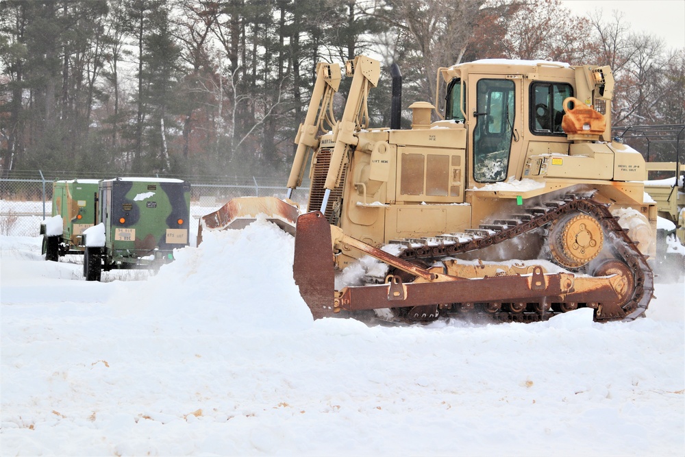 Fort McCoy RTS-Maintenance clears snow in a big way