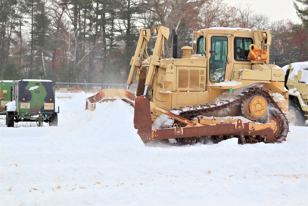 Fort McCoy RTS-Maintenance clears snow in a big way