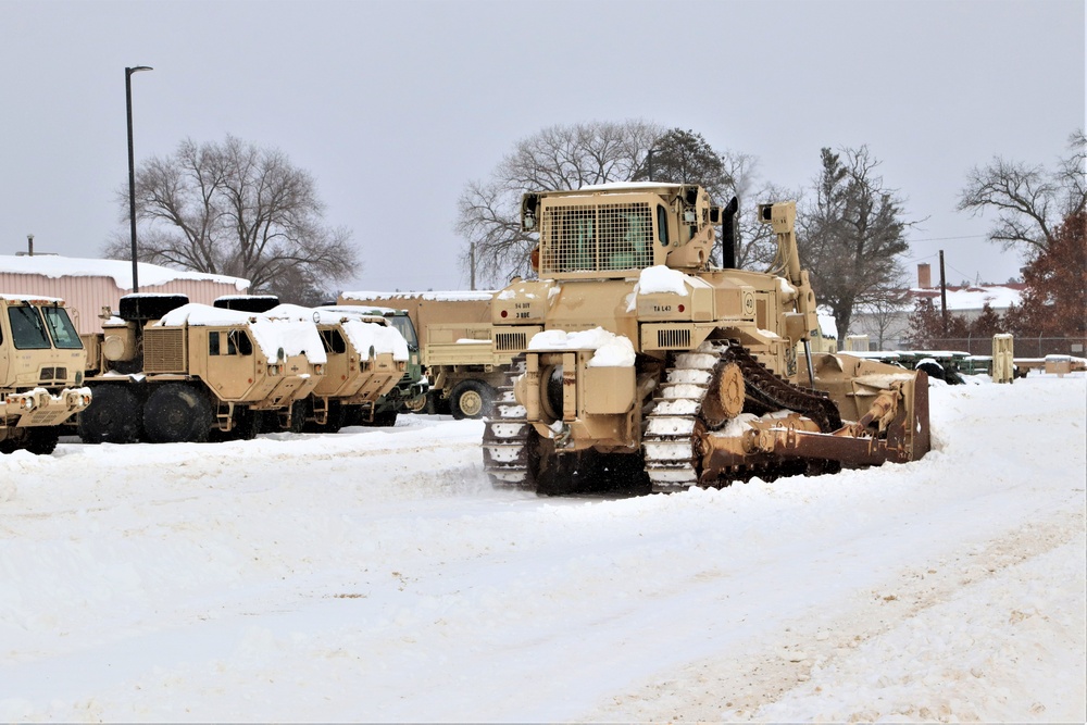 Fort McCoy RTS-Maintenance clears snow in a big way