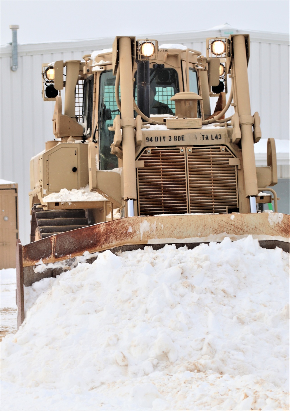 Fort McCoy RTS-Maintenance clears snow in a big way