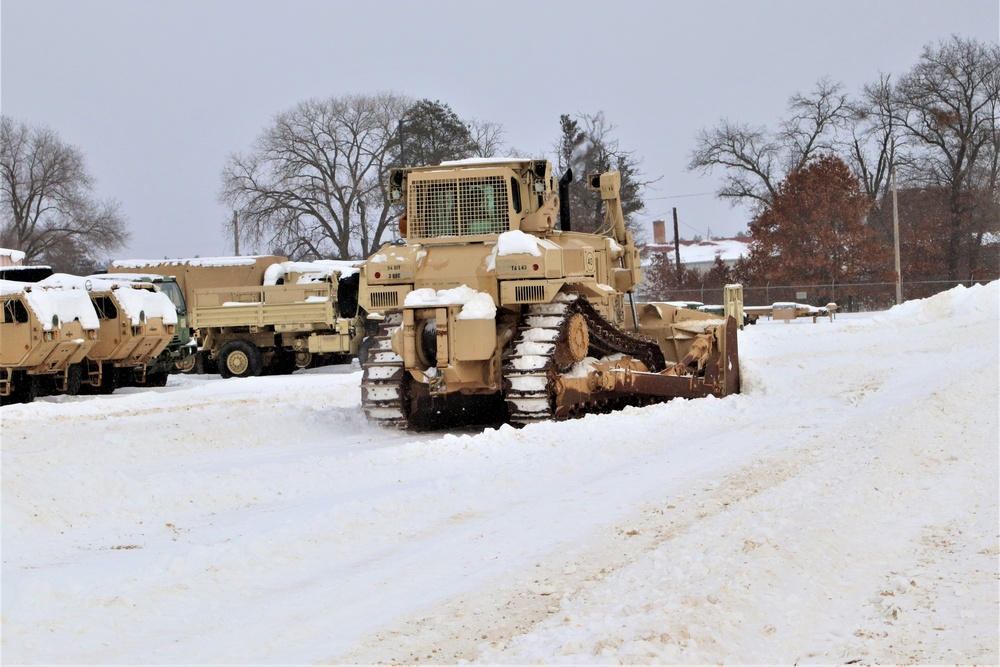 Fort McCoy RTS-Maintenance clears snow in a big way