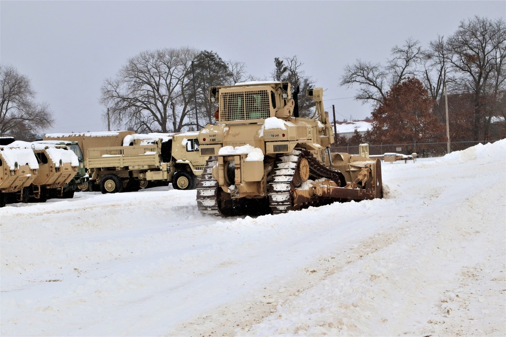 Fort McCoy RTS-Maintenance clears snow in a big way