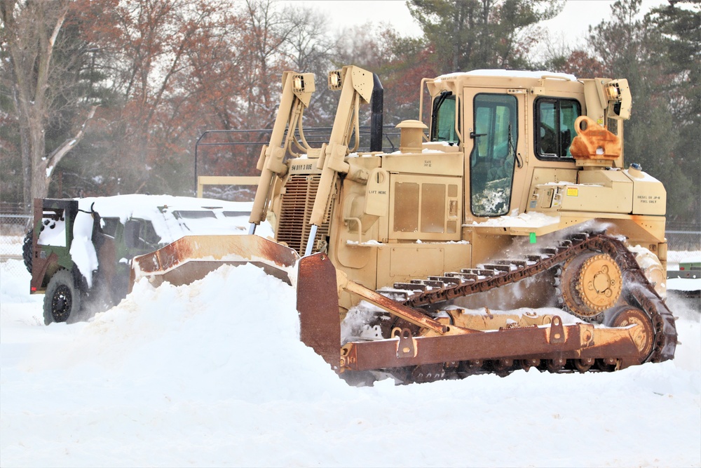 Fort McCoy RTS-Maintenance clears snow in a big way