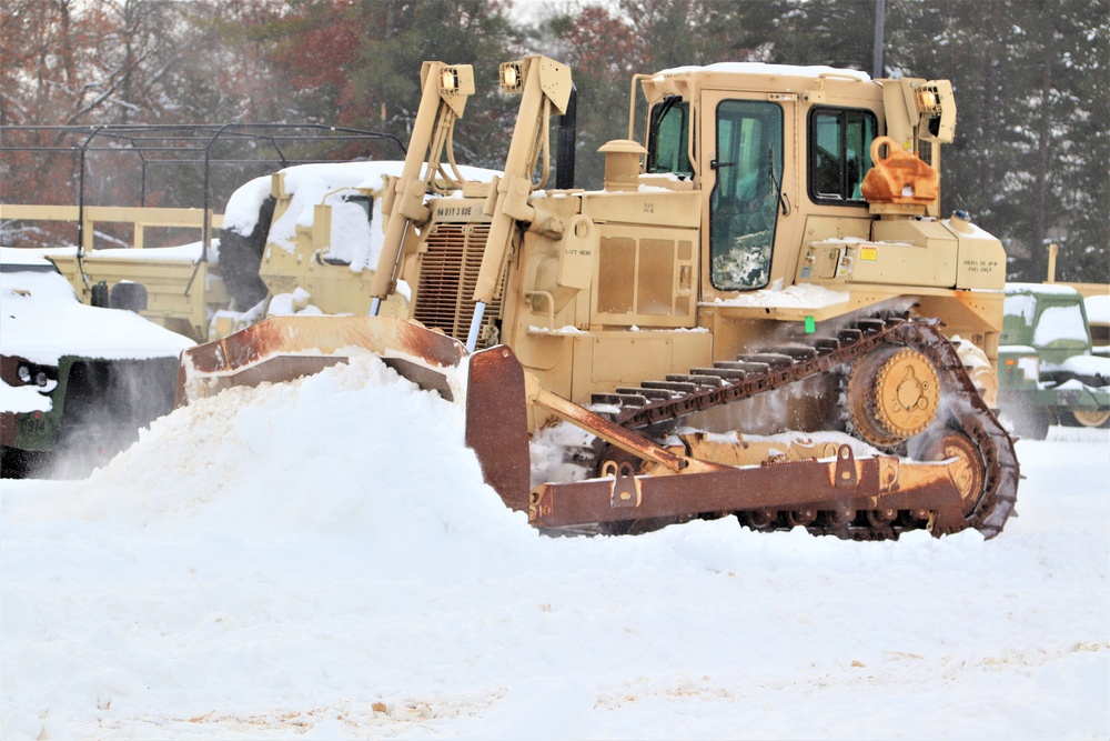 Fort McCoy RTS-Maintenance clears snow in a big way