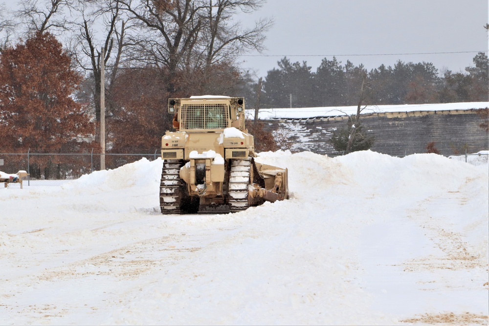 Fort McCoy RTS-Maintenance clears snow in a big way