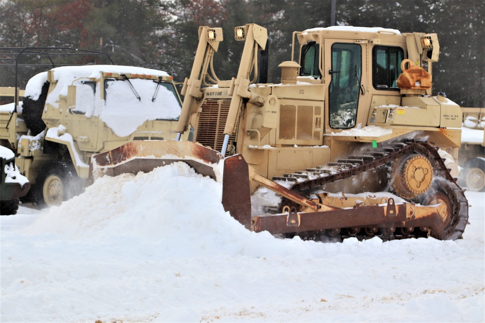 Fort McCoy RTS-Maintenance clears snow in a big way