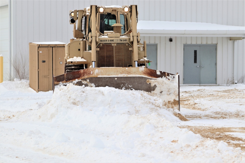 Fort McCoy RTS-Maintenance clears snow in a big way