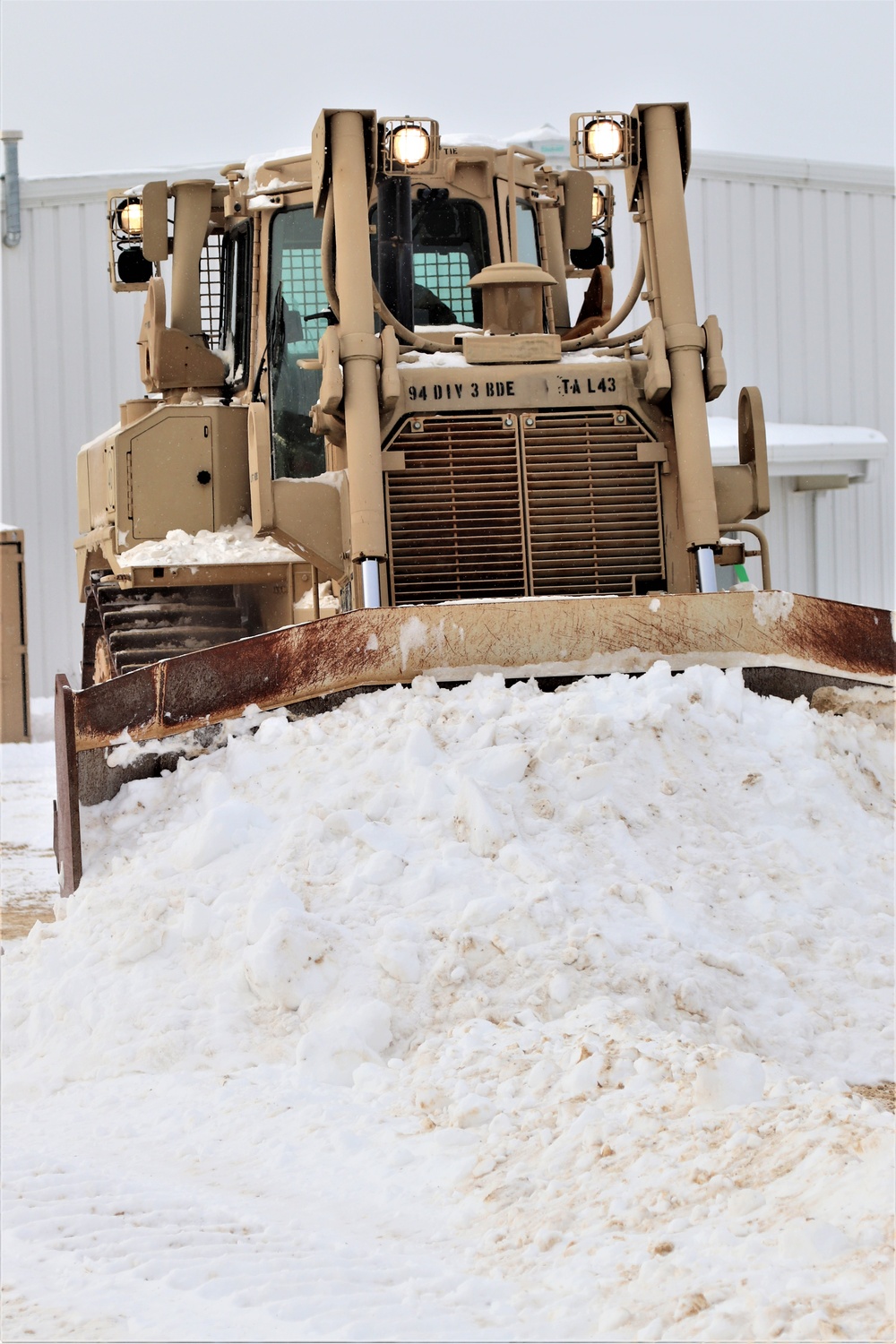 Fort McCoy RTS-Maintenance clears snow in a big way