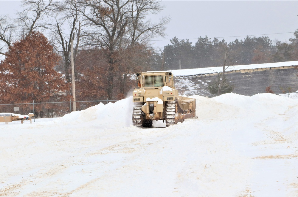 Fort McCoy RTS-Maintenance clears snow in a big way