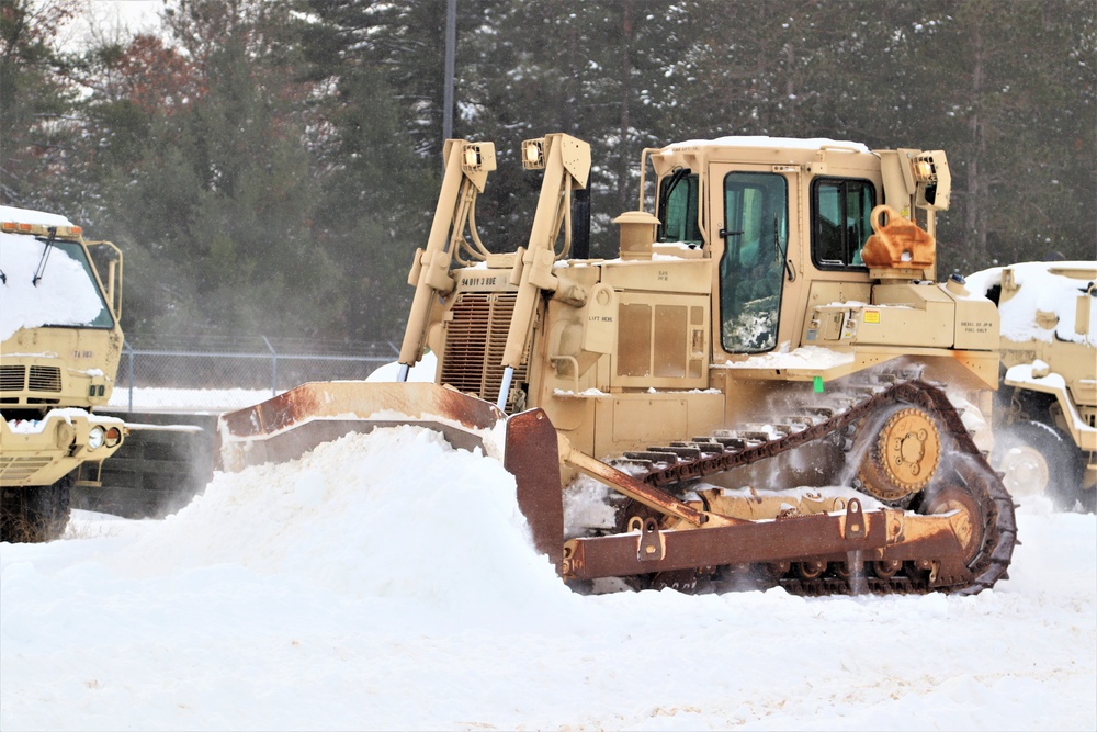 Fort McCoy RTS-Maintenance clears snow in a big way