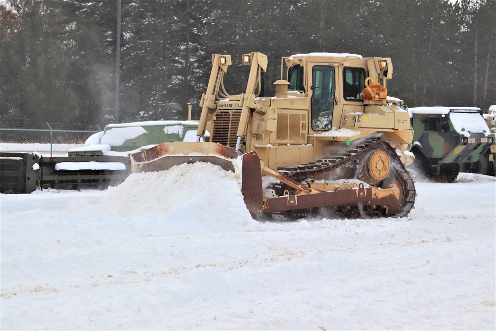 Fort McCoy RTS-Maintenance clears snow in a big way