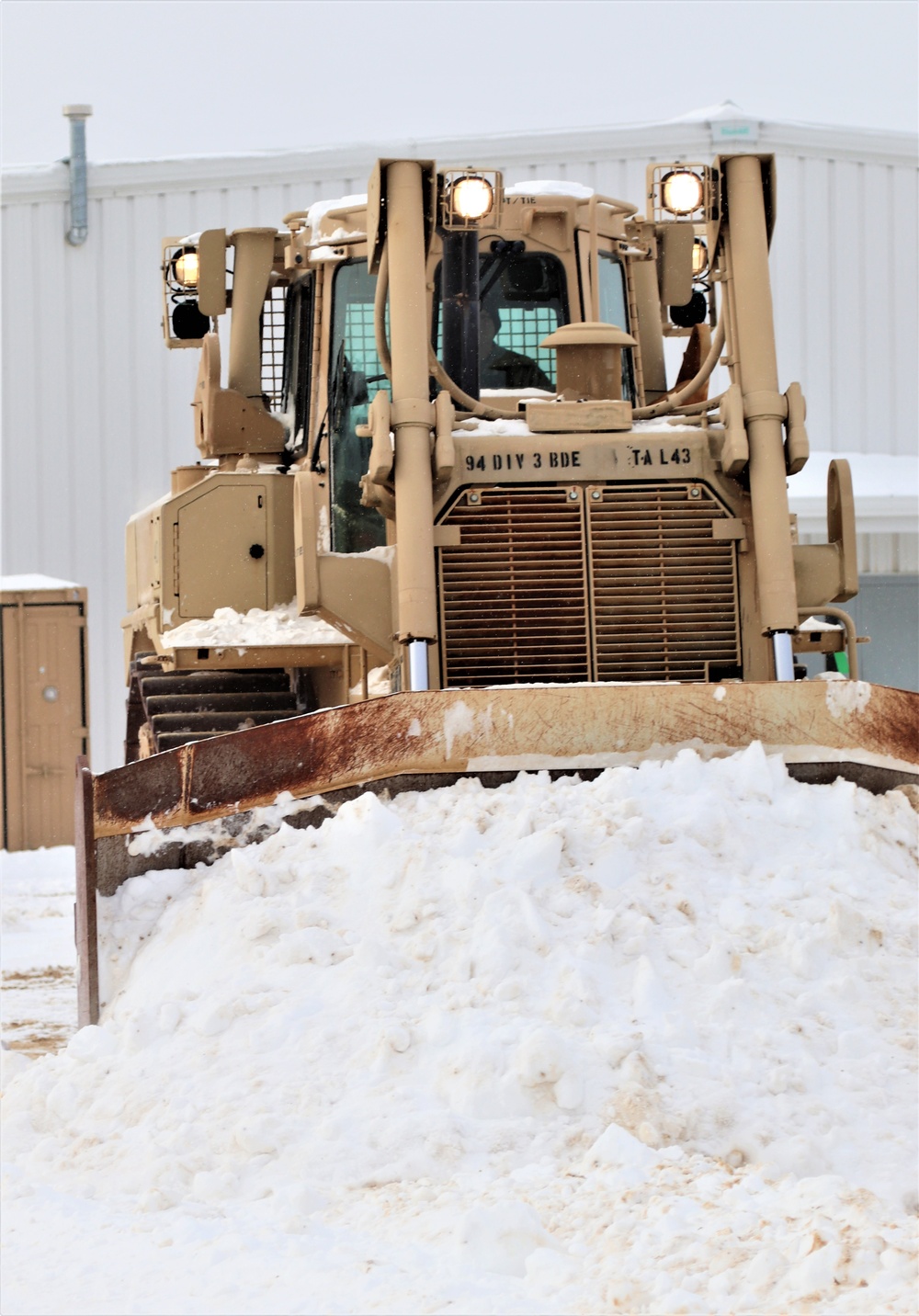 Fort McCoy RTS-Maintenance clears snow in a big way