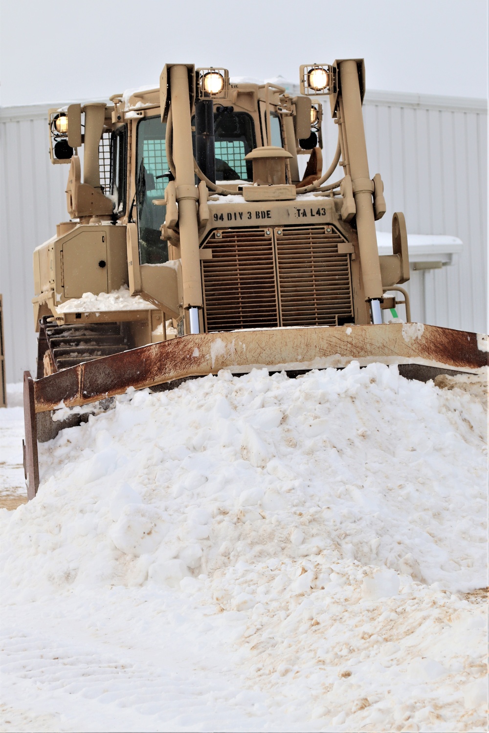 Fort McCoy RTS-Maintenance clears snow in a big way