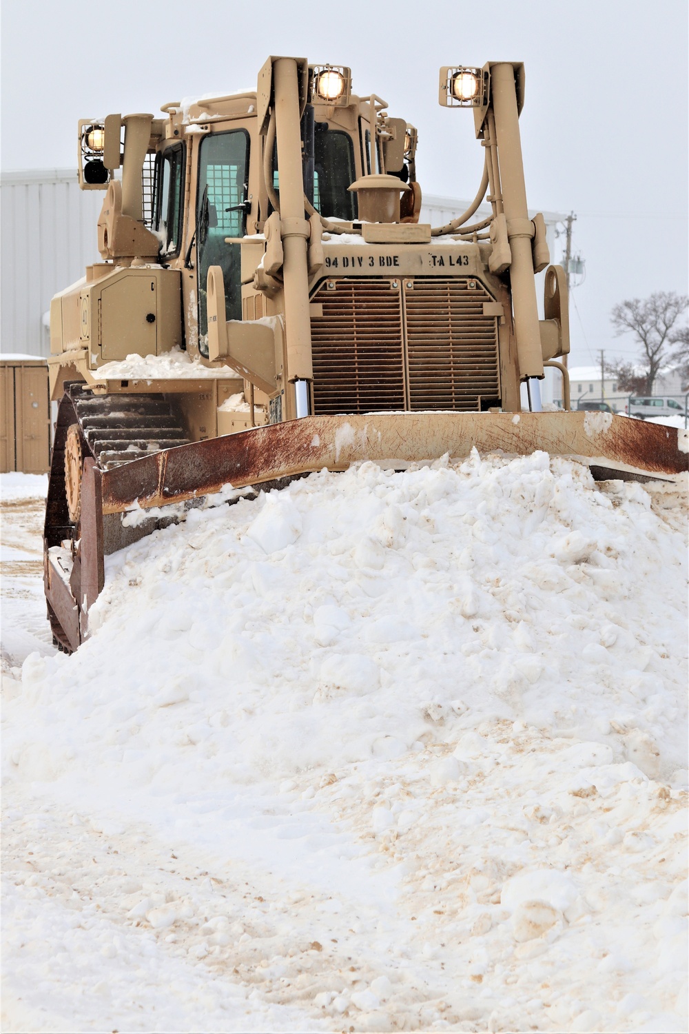 Fort McCoy RTS-Maintenance clears snow in a big way