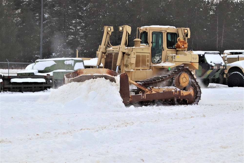 Fort McCoy RTS-Maintenance clears snow in a big way