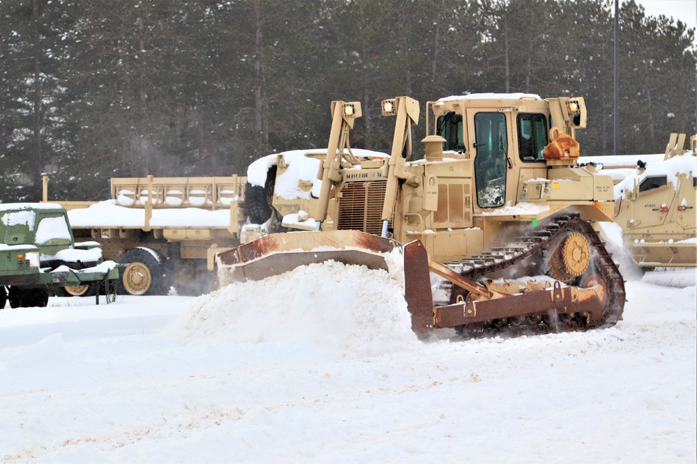 Fort McCoy RTS-Maintenance clears snow in a big way